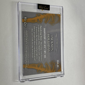 2024 Wild Card Matte Premium Jackson Holliday Smoking Guns Auto RC #1/1 Orioles