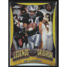 Load image into Gallery viewer, 2024 Topps Chrome #LOG-4 Bo Jackson Yellow Refractor #/75