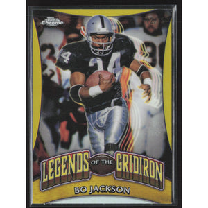 2024 Topps Chrome #LOG-4 Bo Jackson Yellow Refractor #/75