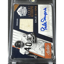 Load image into Gallery viewer, Gale Sayers 2016 Absolute Football Hall Of Fame Auto Game Used Relic /99