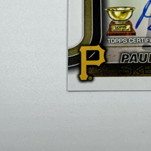 2025 Topps Series 1 Paul Skenes On Card Auto Pittsburgh Pirates ROY #98