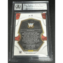 Load image into Gallery viewer, 2023 Select WWE Prizm TRI-COLOR Hulk Hogan On Card Auto Beckett 10