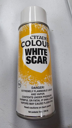 Citadel Colour white scar spray can
