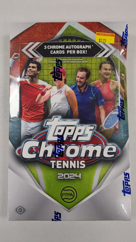 2024 Topps Chrome Tennis Hobby Box