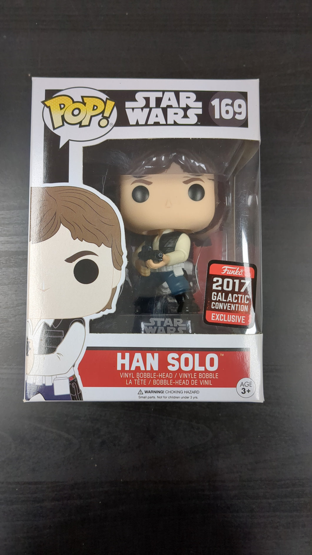Funko Pop Star Wars Han Solo 169 2017 Galactic Convention