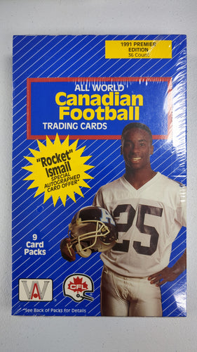 1991 Canadian Football Hobby Box