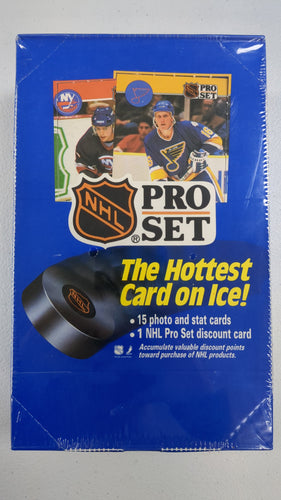 1990 Pro Set Hockey Hobby Box Series 1