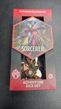 Load image into Gallery viewer, Dungeon and Dragons Sorcerer Adventure Dice Set