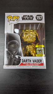 Funko POP! Star Wars #157 - Darth Vader Metallic Gold 2019 Galactic Convention