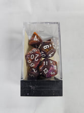 Load image into Gallery viewer, Chessex Festive symphony/ white Polyhedral 7- die set