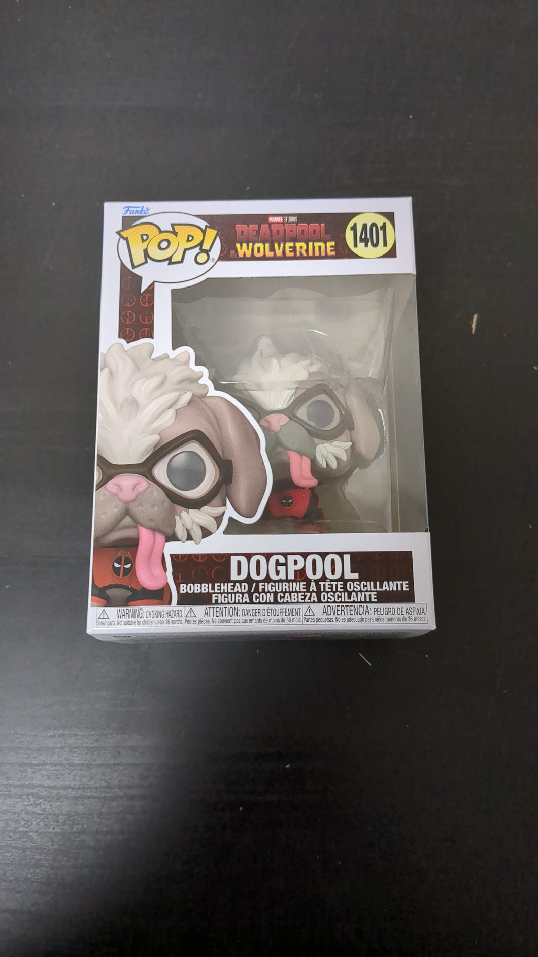 Marvel Studios Deadpool Wolverine Dogpool #1401 Funko pop