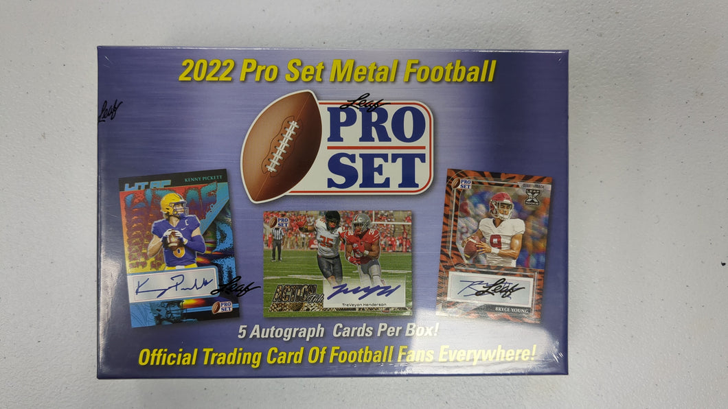 2022 Leaf Pro Set Metal Football