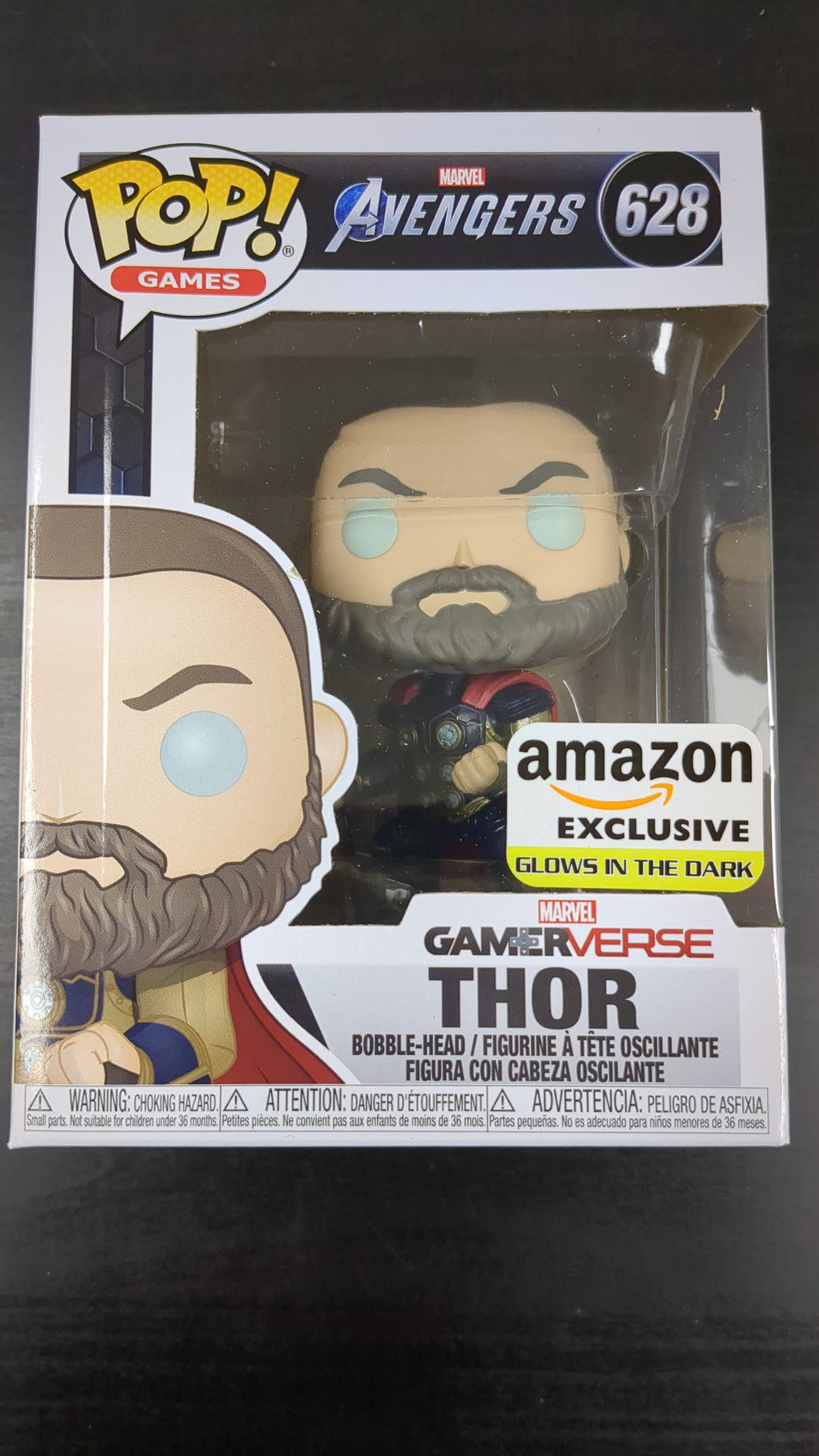 Marvel avengers 628 Thor Glow in the dark Funko pop