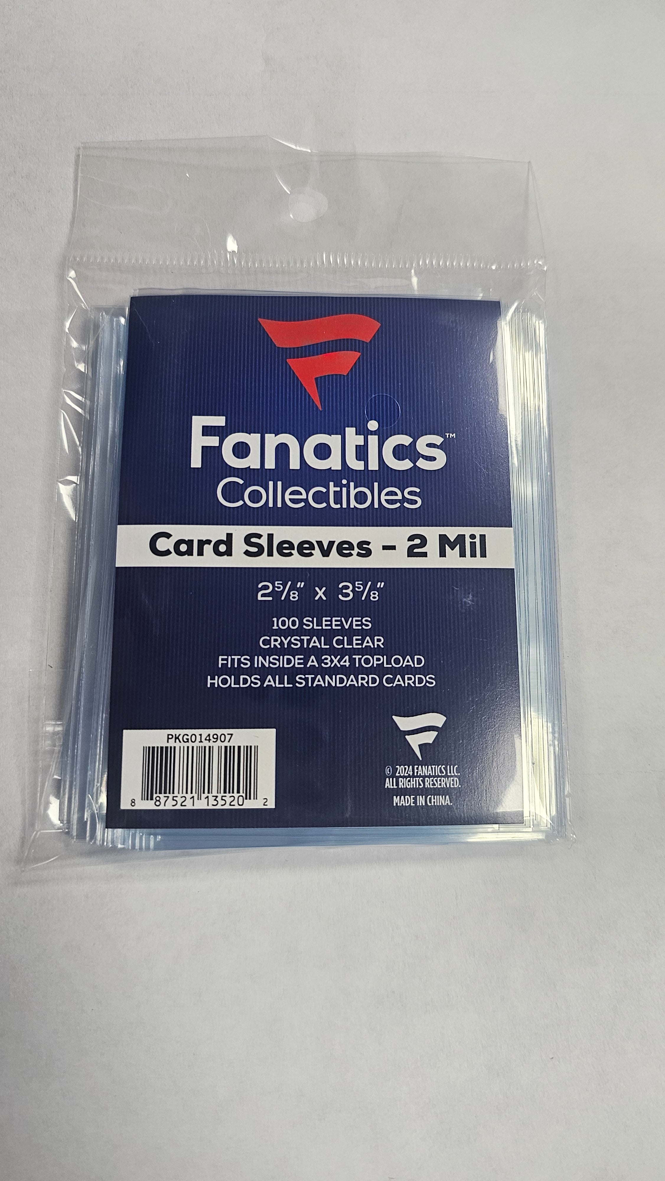 Fanatics Soft Card Sleeves
