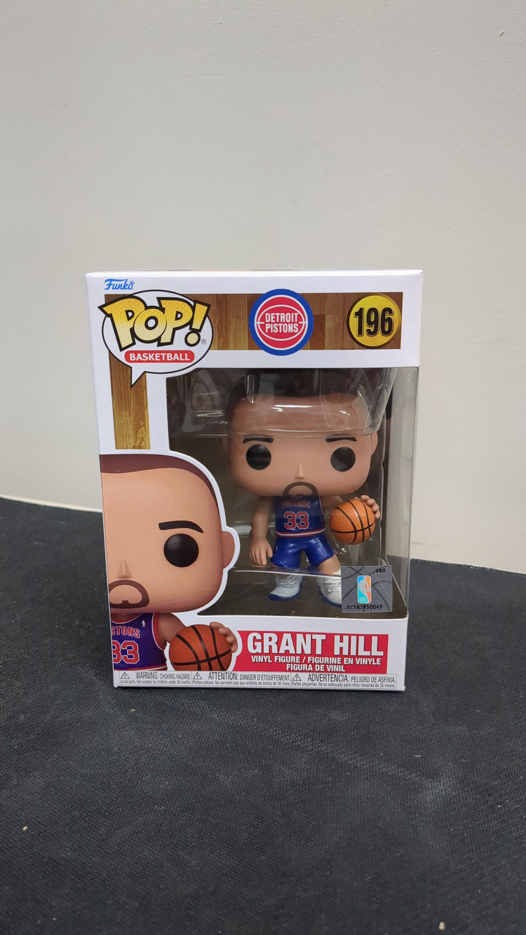 Detroit Pistons #196 Grant hill Funko pop