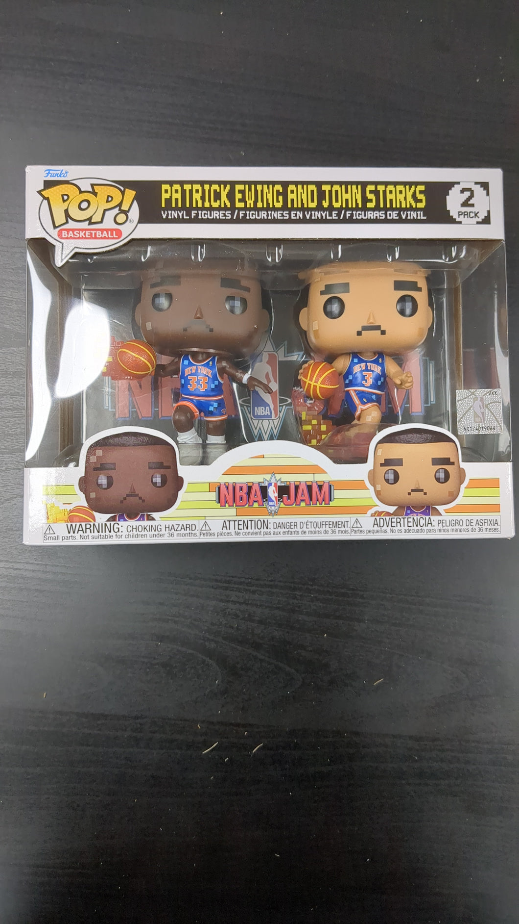 Patrick Ewing and John Starks