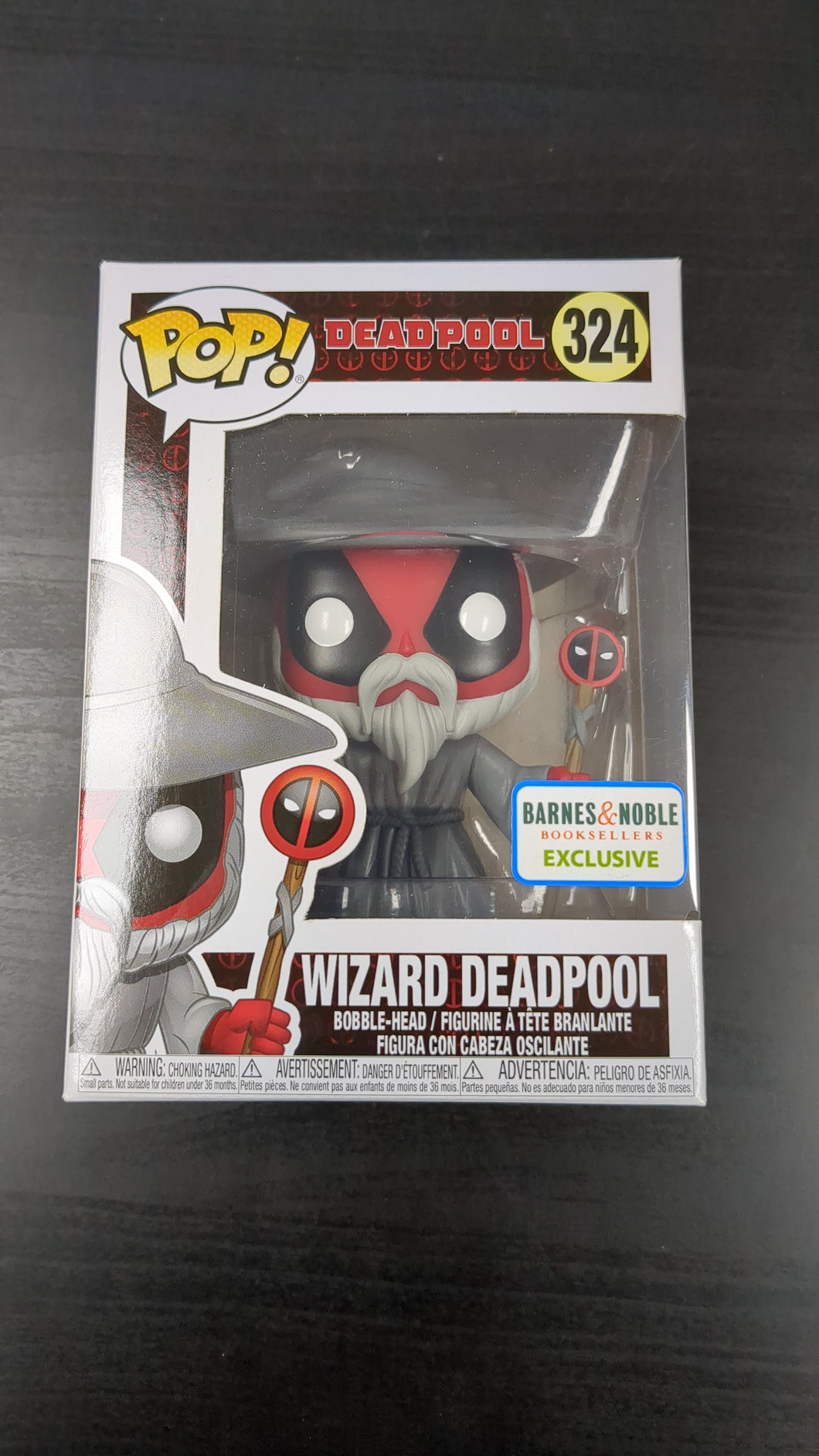 Funko Pop! Marvel WIZARD DEADPOOL #324 Barnes & Noble Exclusive
