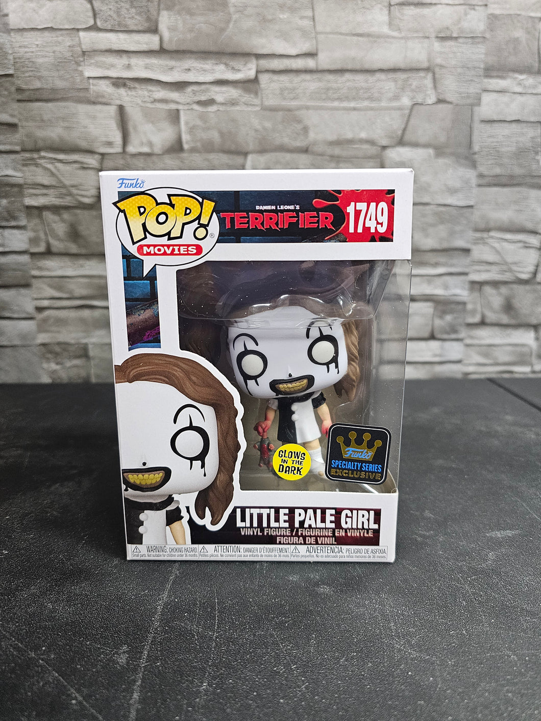 Damien Leone's Terrifier Little Pale Girl Funko Specialty series Glow in the dark Funko Pop #1749