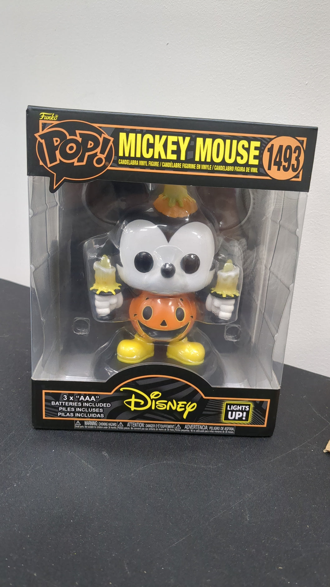 Disney Mickey Mouse 1493 Light up Halloween Funko Pop