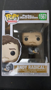 Parks and Recreation Andy Radical 1567 Funko pops