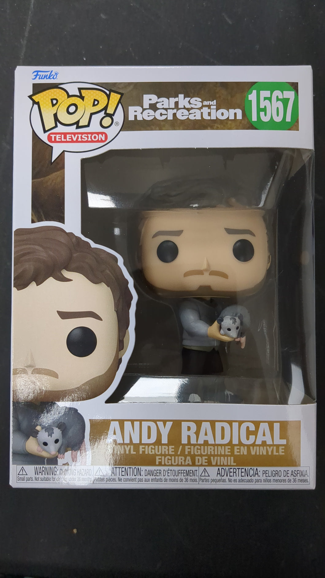 Parks and Recreation Andy Radical 1567 Funko pops