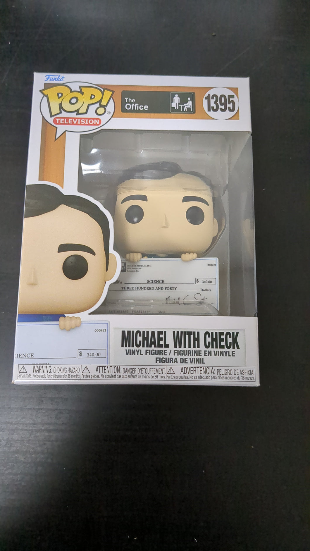 The Office Micheal With Check #1395 Funko Pop