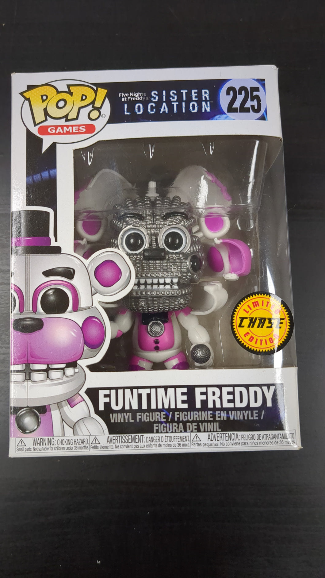 Five Nights at Freddy's Sister Location Funtime Freddy Limited Chase edition