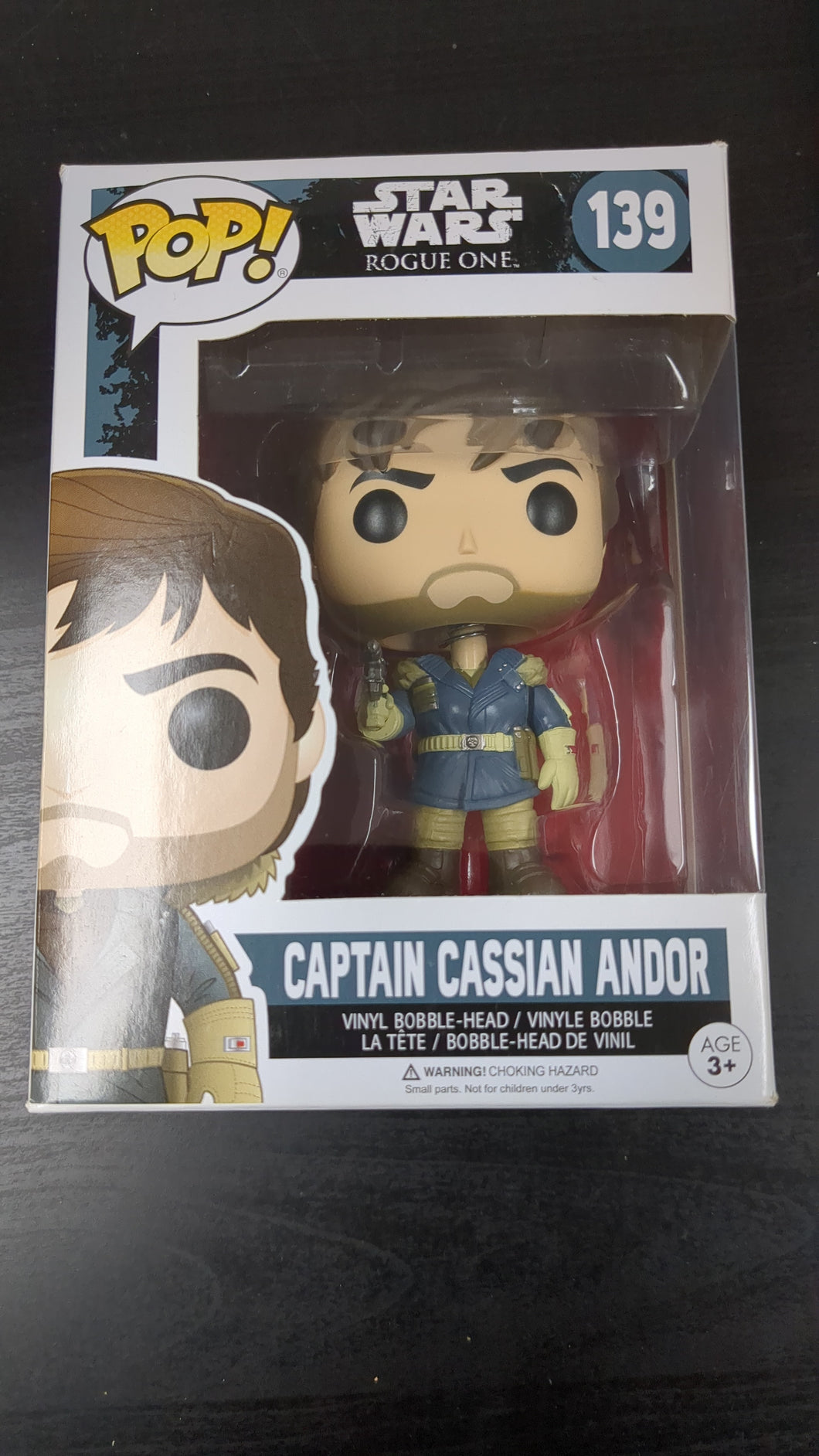 Funko Pop, Captain Cassian Andor 139, Star Wars Rogue One