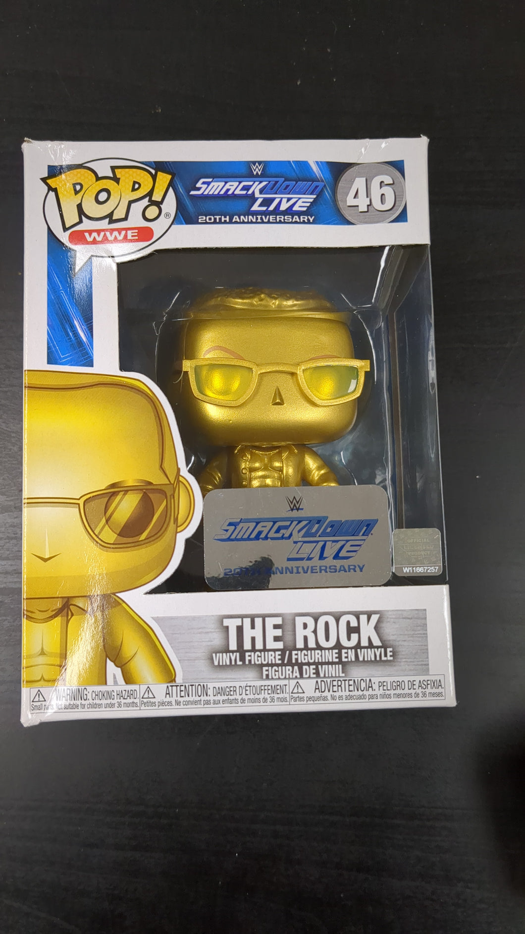 SmackDown Live 20th Anniversary The Rock Funko POP