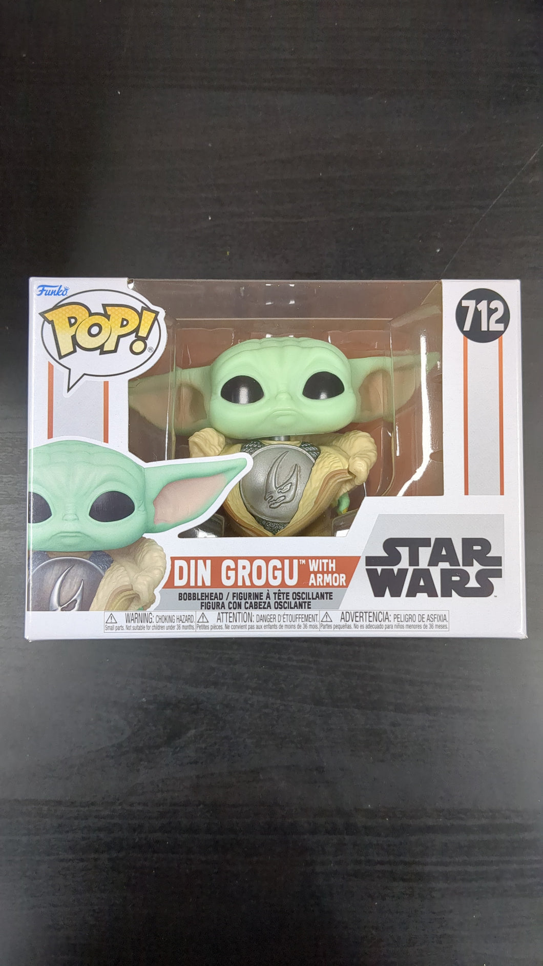 Star Wars Din Graph with Armor Funko pop