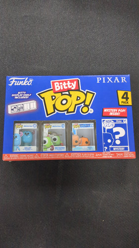 Bitty Pop Pixar Funko 4 pack