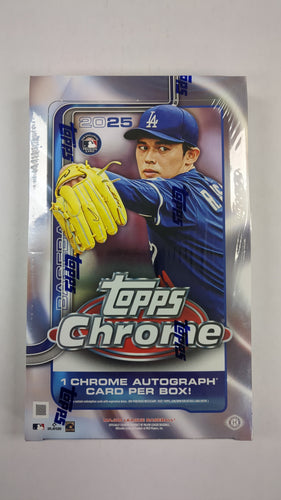 2025 Topps Chrome Baseball Hobby Box