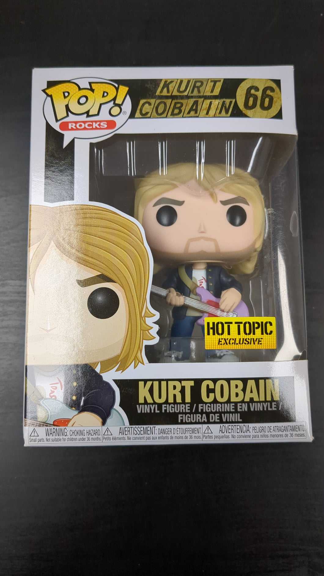 Kurt Cobain 66 Hot topic exclusive Funko Pop