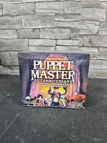 Puppet master 35th Anniversary collector's trading cards box complete series