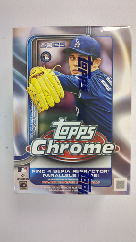 2025 Topps Chrome Baseball Blaster Box