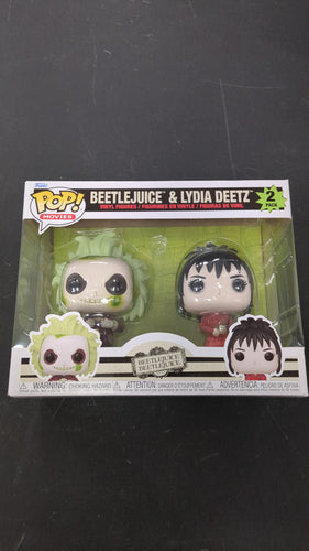 Beetlejuice and Lydia Deetz Funko POP