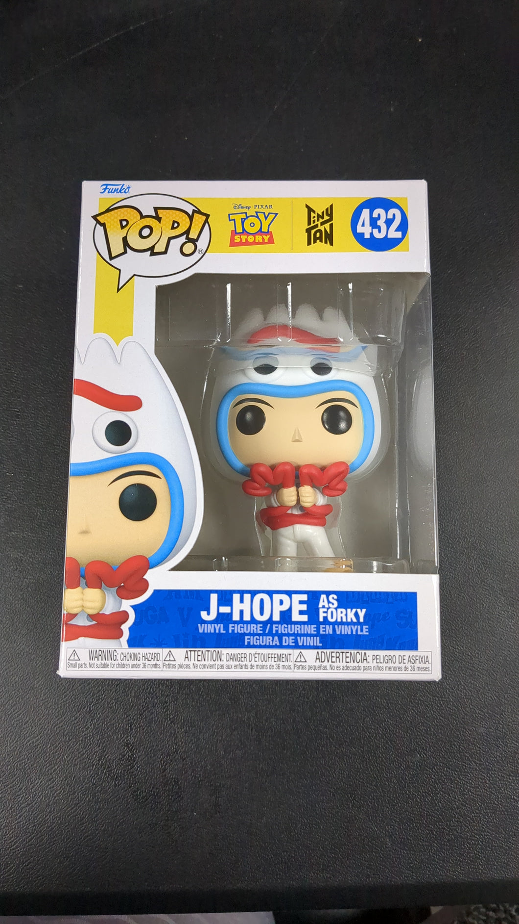 Disney Pixar Tiny Tan #432 J-Hope as Forky Funko pop