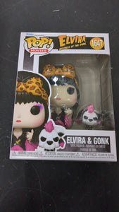 Elvira mistress of the Dark #1647 Elvira and Gonk Funko Pop