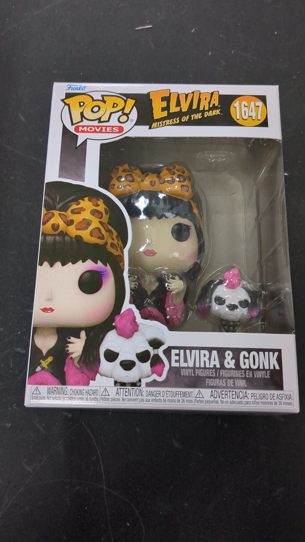 Elvira mistress of the Dark #1647 Elvira and Gonk Funko Pop