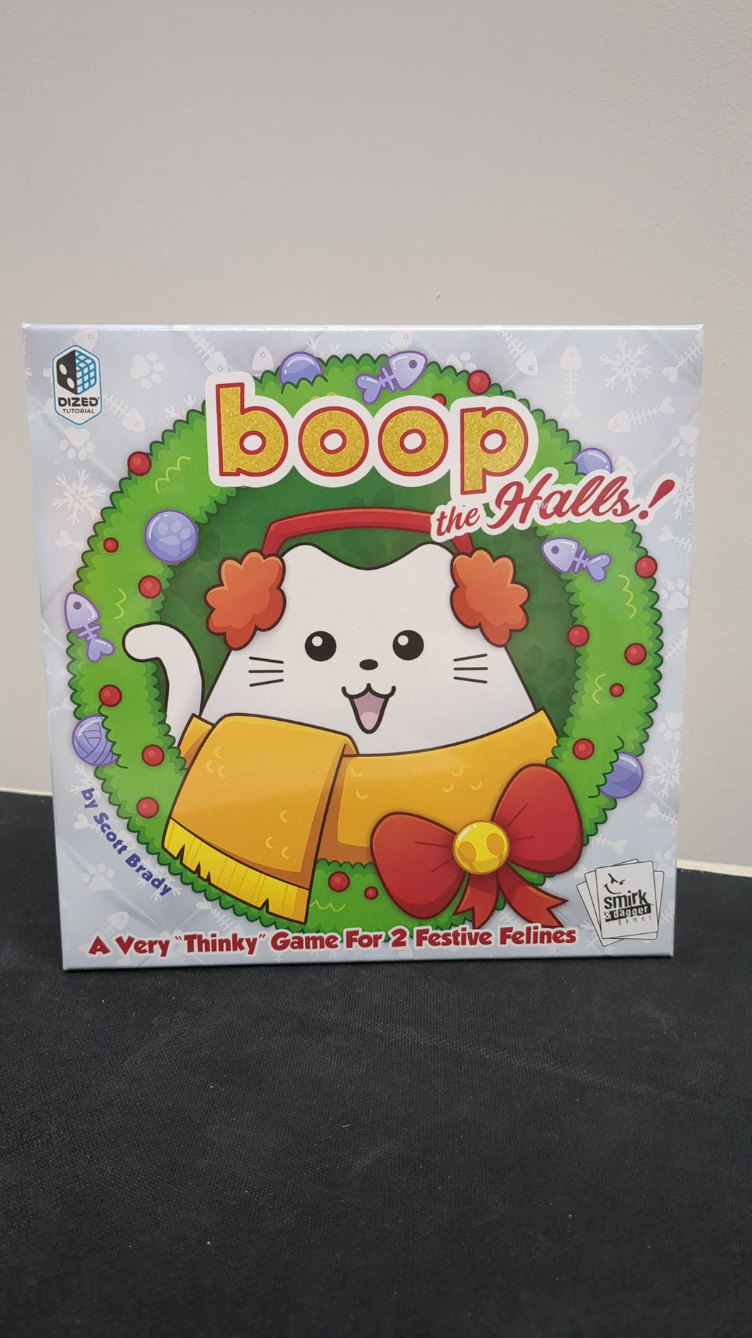 Boop the Halls a very thinky game for 2 felines