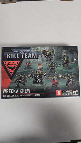 Warhammer 40k kill team Wrecka Krew Ork Breaka Boyz and Tankbustas mob 8 minatures