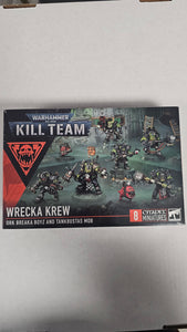 Warhammer 40k kill team Wrecka Krew Ork Breaka Boyz and Tankbustas mob 8 minatures