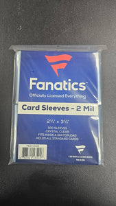 Fanatics 500 count standard penny sleeves – AAN Collect LLC