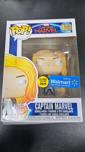 Captain Marvel 432 (GID) funko pop