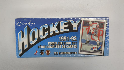 1991-92 O-Pee-Chee Hockey Complete Card Set Box