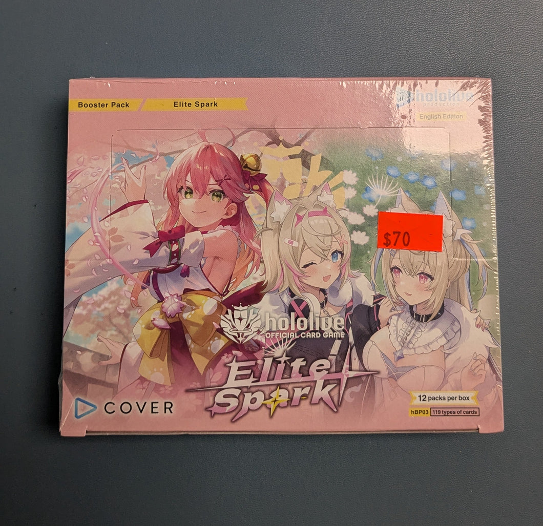 Hololive Card Game - Elite Spark - Booster Box Hololive Card Game - Elite Spark - Booster Box