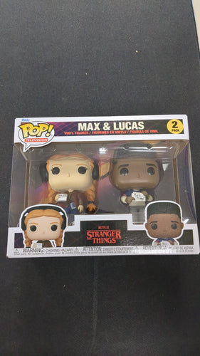 Stranger Things Max and Lucas Funko Pop