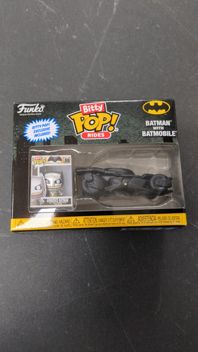 Bitty Pop Rides Batman with Batmobile Funko pop