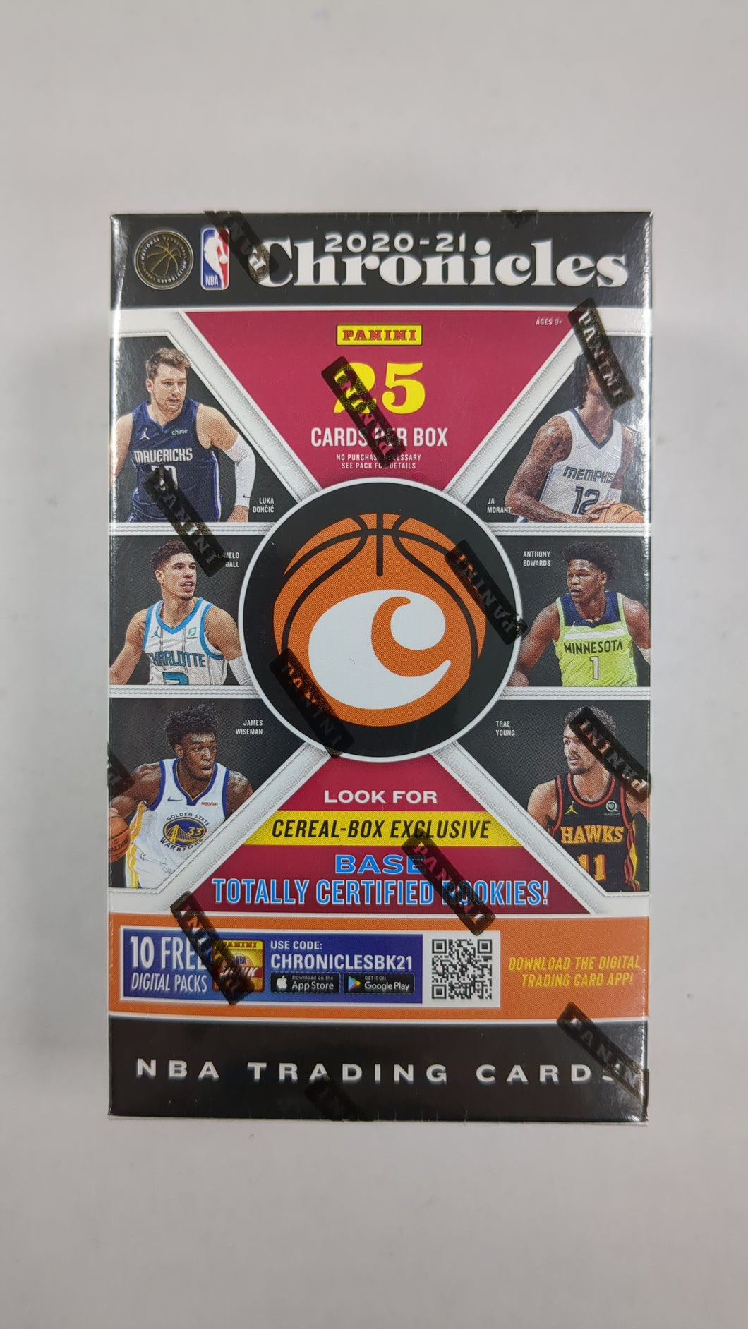 2020-21 Panini Chronicles NBA Cereal Box