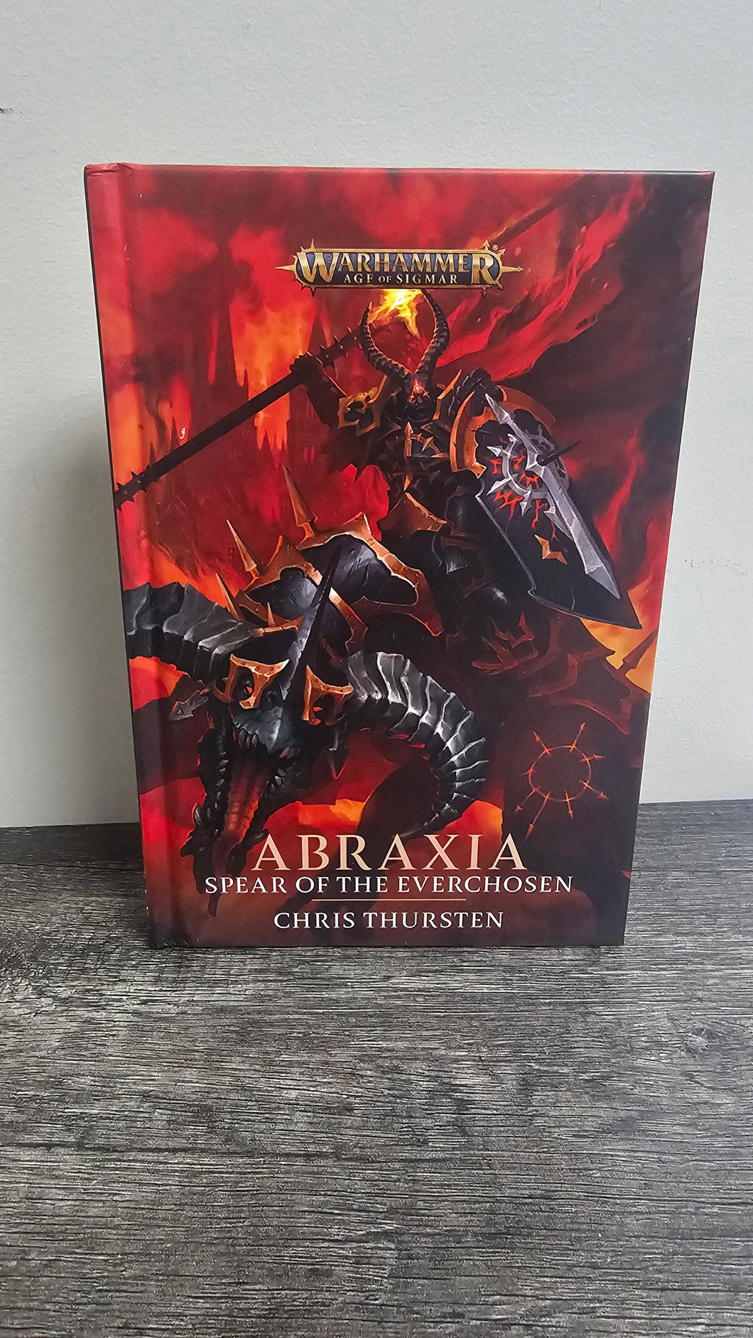 Warhammer Age of Sigmar Abraxia Spear oof the Everchosen (hardcover)